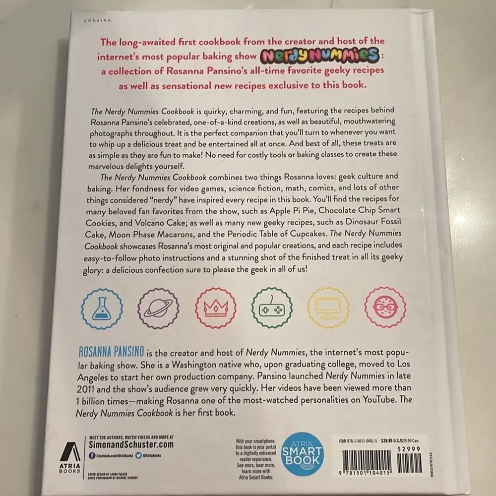Nerdy Nummies Cookbook Rosanna Pansino